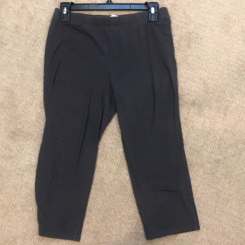 St Johns Bay Women Medium Gray Knee Length Legging